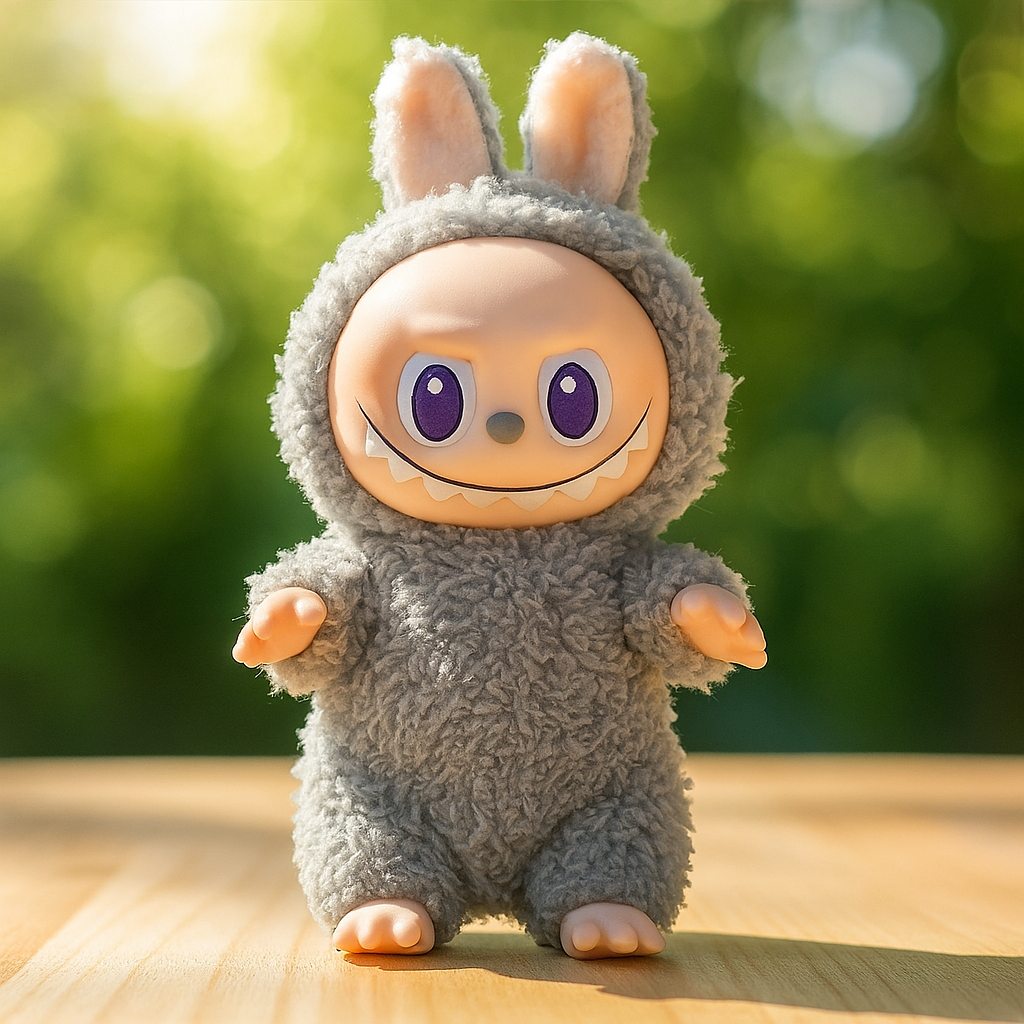 Labubu Plush Doll – Fluffy Bunny Monster for Girls (Random Color)