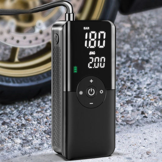 Tire Inflator Portable Electric Air Pump with LCD Display